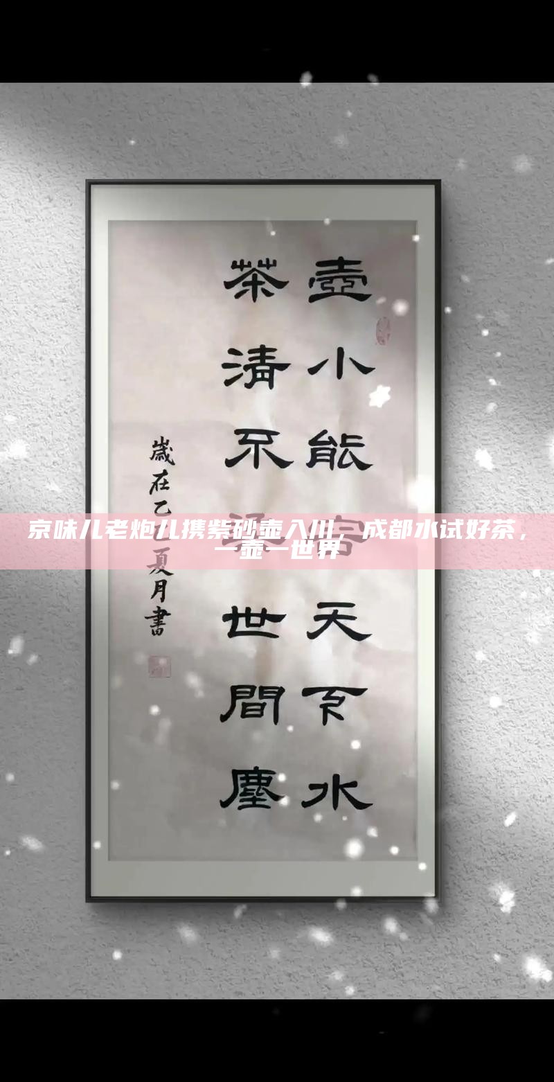 京味儿老炮儿携紫砂壶入川，成都水试好茶，一壶一世界